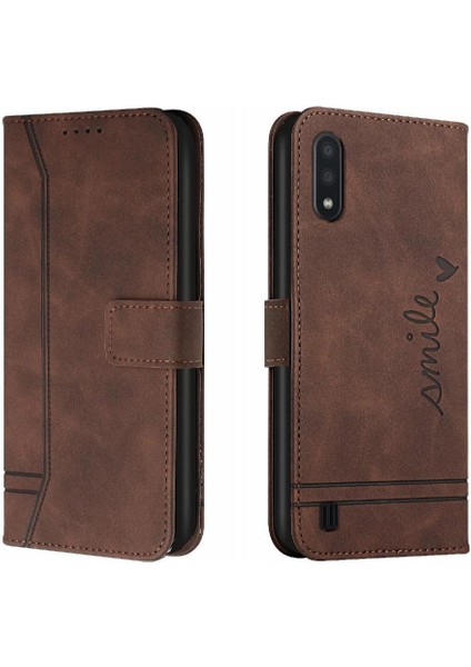 Samsung Galaxy A01 Kart Yuvaları Için Telefon Kılıfı Kapak Flip Folio Cüzdan El (Yurt Dışından)