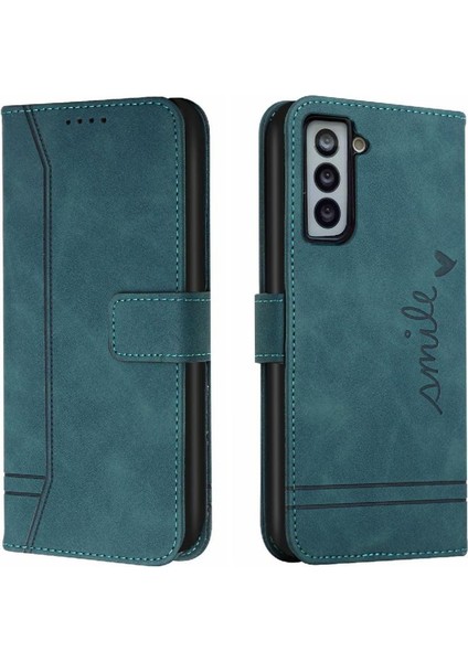 Samsung Galaxy S21 Artı Flip Folio Cüzdan Için Telefon Kılıfı El Kayışı Pu (Yurt Dışından)