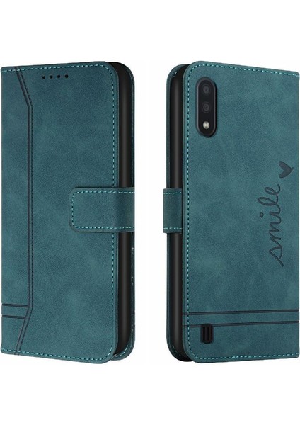 Samsung Galaxy A01 Kart Yuvaları Için Telefon Kılıfı Kapak Flip Folio Cüzdan El (Yurt Dışından)