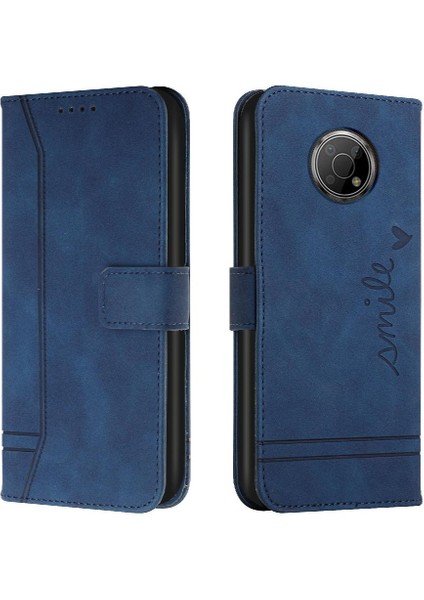 Nokia G300 Flip Folio Cüzdan Için Telefon Kılıfı El Kayışı Manyetik Kapatma Pu (Yurt Dışından) indirimleri