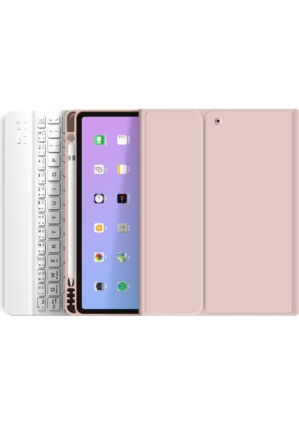 Ipad 7.nesil 8.nesil 9.nesil 10.2 Inç Bluetooth Özellikli Kalem Bölmeli Türkçe Q Klavyeli Kılıf