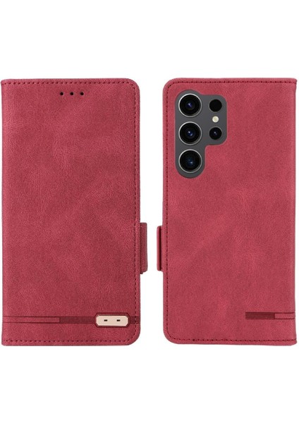 Kart Tutucu Kickstand Kart Folio ile Samsung Galaxy S24 Ultra Için Kılıf (Yurt Dışından)