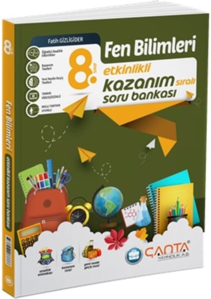 Full Set 8.Sınıf Etkinlikli Kazanım Matematik Türkçe Fen Inkılap Soru Bankası 2024