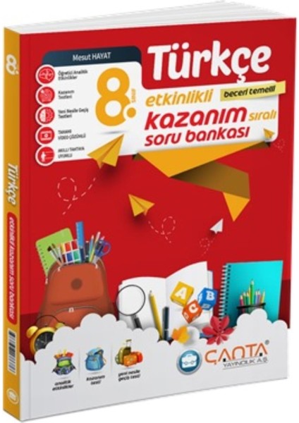 Full Set 8.Sınıf Etkinlikli Kazanım Matematik Türkçe Fen Inkılap Soru Bankası 2024