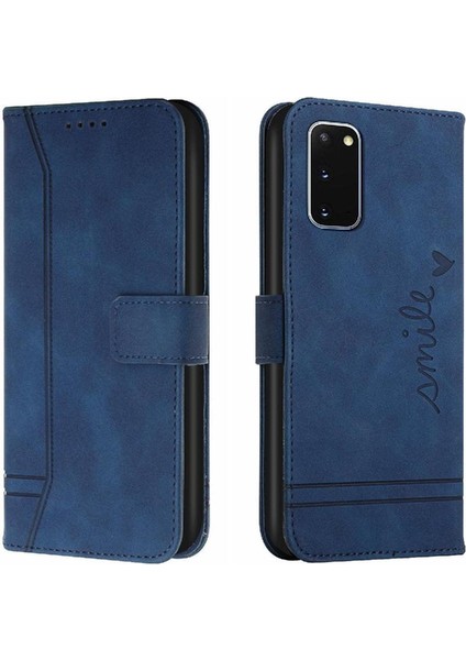 Samsung Galaxy S20 Manyetik Kapatma Için Telefon Kılıfı El Kayışı Flip Folio (Yurt Dışından)