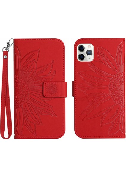 Iphone 11 Için Kılıf Pro Max Flip Cüzdan Telefon Kılıfı ile Lüks Pu Deri (Yurt Dışından)