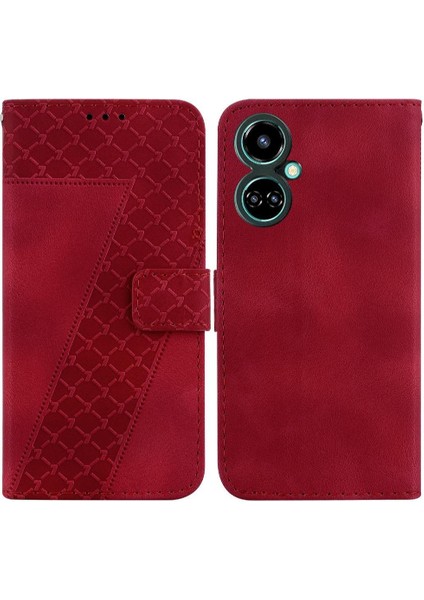Tecno Camon 19 Kart Yuvası Fonksiyonu Için Telefon Kılıfı Flip Folio Kapak Cüzdan (Yurt Dışından)