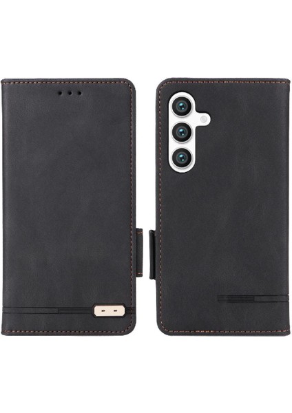 Samsung Galaxy S24/S24 Artı Kart Tutucu Kickstand Deri ile (Yurt Dışından)