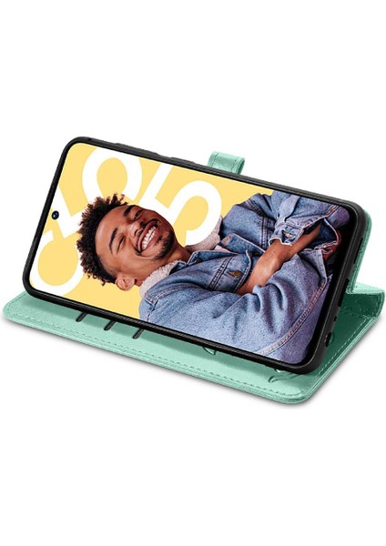 Realme C55 Darbeye Kısa Kayış Deri Kılıf Için Kılıf Kapak Çevirin (Yurt Dışından) fırsatları