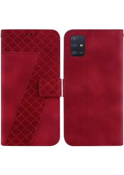 Telefon Kılıfı Için Samsung Galaxy A51 4g Kart Yuvası Fonksiyonu Flip Folio Kapak (Yurt Dışından)