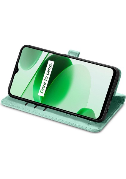 Realme C35 Için Kılıf Kapak Kapak Karikatür Hayvanlar Darbeye Deri Kılıf (Yurt Dışından) modelleri