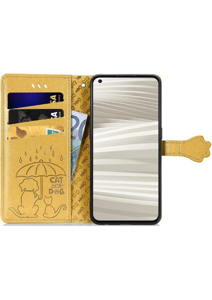 Realme Gt 2 Pro Flip Kapak Için Kılıf Darbeye Karikatür Hayvanlar Kısa Vaka (Yurt Dışından) fırsatları