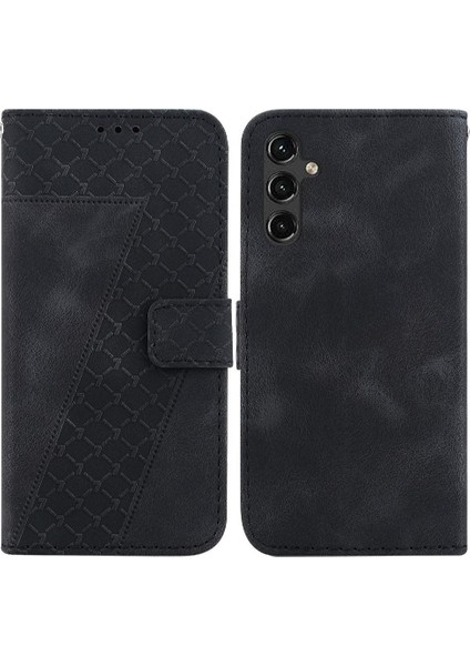 Telefon Kılıfı Için Samsung Galaxy A14 5g Kabartmalı Desen Cüzdan Flip Folio Pu (Yurt Dışından)