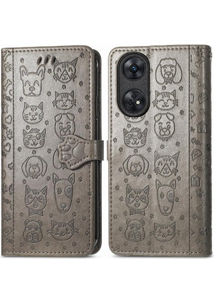 Oppo Oppo 8t 4g Flip Kapak Kılıf Için Kılıf Kısa Kayış Darbeye (Yurt Dışından)