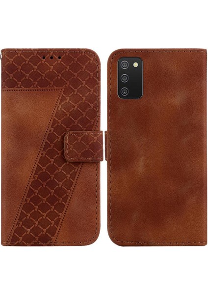 Samsung Galaxy A02S Flip Folio Kapak Için Telefon Kılıfı Kart Yuvası Fonksiyonu Pu (Yurt Dışından)