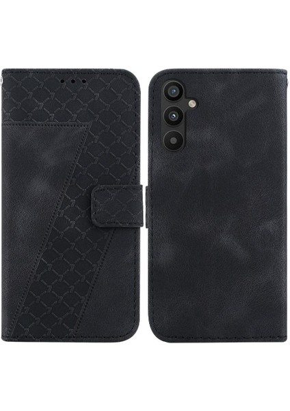 Samsung Galaxy A34 5g Için Telefon Kılıfı Cüzdan Kart Yuvası Fonksiyonu Kabartmalı Pu (Yurt Dışından)