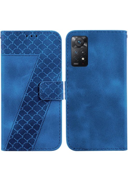 Telefon Kılıfı Için Xiaomi Redmi Not 11 Pro 4g/5g Cüzdan Kart Yuvası Fonksiyonu Pu (Yurt Dışından)