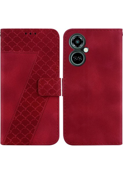 Tecno Camon 19 Pro 5g Cüzdan Pu Deri Kabartmalı Desen Için Telefon Kılıfı (Yurt Dışından)