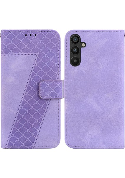Telefon Kılıfı Için Samsung Galaxy S23 Fe 5g Flip Folio Kapak Kabartmalı Desen (Yurt Dışından)