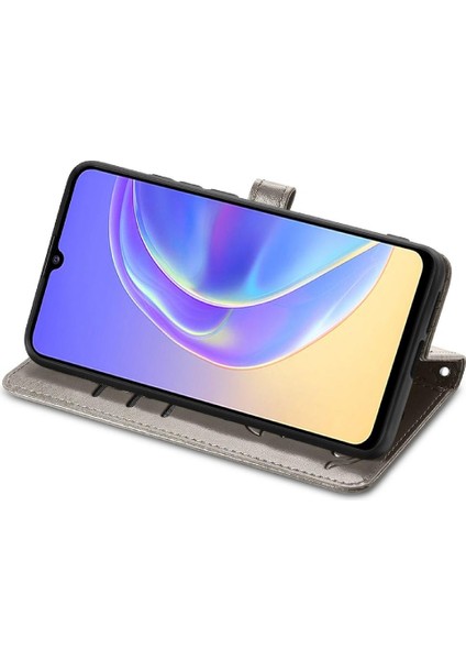 Vivo V21E 5g Için Kılıf Kısa Kayış Deri Kılıf Kapak Kapak Karikatür Hayvanlar (Yurt Dışından) modelleri