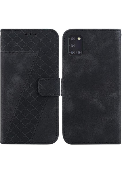 Samsung Galaxy Phone Cüzdan Kabartmalı Desen Flip Folio Kapak Için Telefon Kılıfı (Yurt Dışından)