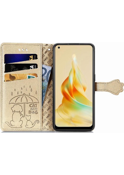 Oppo Oppo 8t 4g Flip Kapak Kılıf Için Kılıf Kısa Kayış Darbeye (Yurt Dışından) modelleri