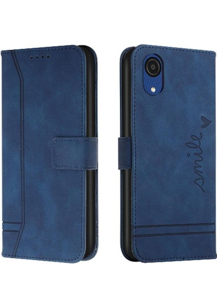 Samsung Galaxy A03 Çekirdek Manyetik Kapatma Flip Folio Cüzdan Için Telefon Kılıfı (Yurt Dışından)