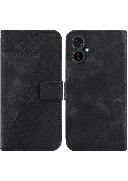 Tecno Camon 19 Neo Cüzdan Kabartmalı Desen Pu Deri Flip Için Telefon Kılıfı (Yurt Dışından)