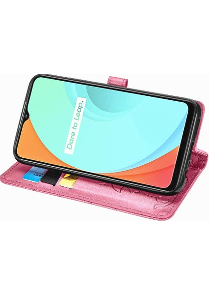Realme C11 Için Kılıf Kısa Kayış Kapak Kapak Karikatür Hayvanlar Deri Kılıf (Yurt Dışından) fiyatları