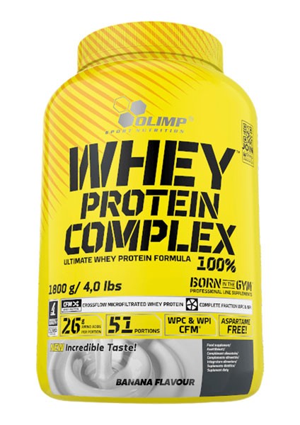 Whey Protein Complex Protein Tozu 1800GR - Muz Aromalı