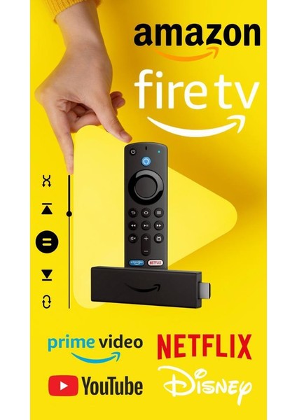 Fire TV Stick Medya Oynatıcı FULL HD Media Player