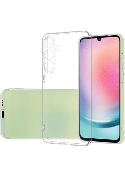 Galaxy S24 Plus Kılıf Kamera Korumalı Yumuşak Silikon Şeffaf