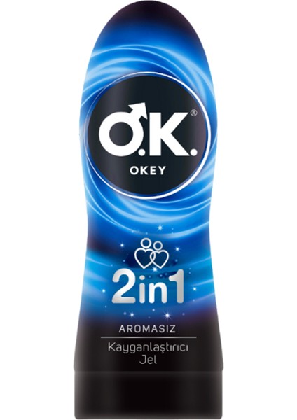 2in1 Aromasız Kayganlaştırıcı Jel 200 Ml