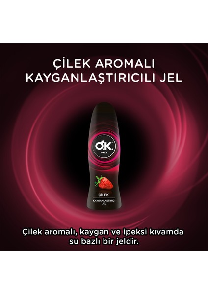 Okey Çilek Kayganlaştırıcı Jel 50 Ml