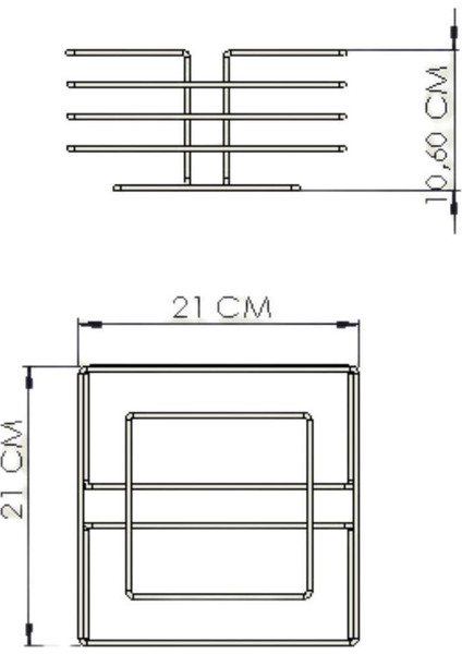 Yeşil Paslanmaz Sivri Köşeli Kare Ekmek Sepeti Makrome - Çok Amaçlı Metal modelleri