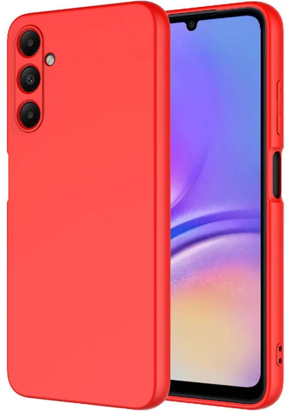 Case 4u Galaxy A05S Uyumlu Kılıf Kamera Korumalı Lansman Silinebilir Kılıf Kırmızı