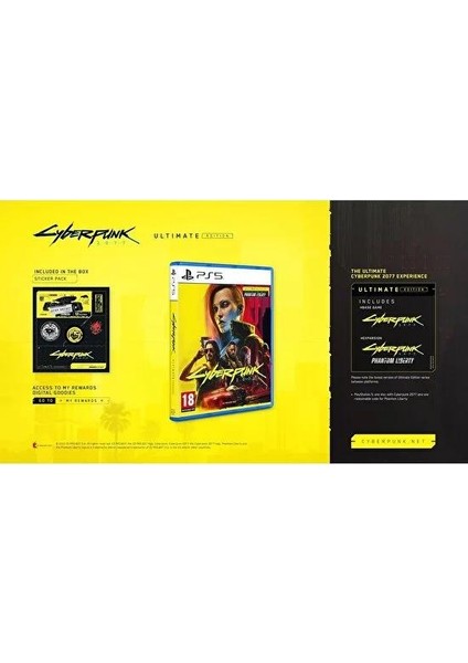 CD PROJEKT RED Cyberpunk 2077 Ultimate Edition Ps5 Oyun