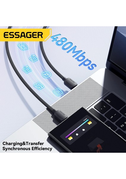 2-Metre 100W CE/FC/ROHS Lisanslı Type-C To Type-C Pd 5A Süper Hızlı Şarj Kablosu Örgülü Sağlam İphone 15/16 Serisi Samsun Xiaomi Huawei Oppo Macbook İPad