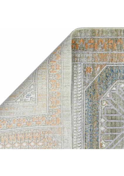 Quatro Qtr 10 Turuncu Salon Halısı Akrilik Halı Vintage Desenli Halı Dokuma Yatak Odası Halısı fiyatları