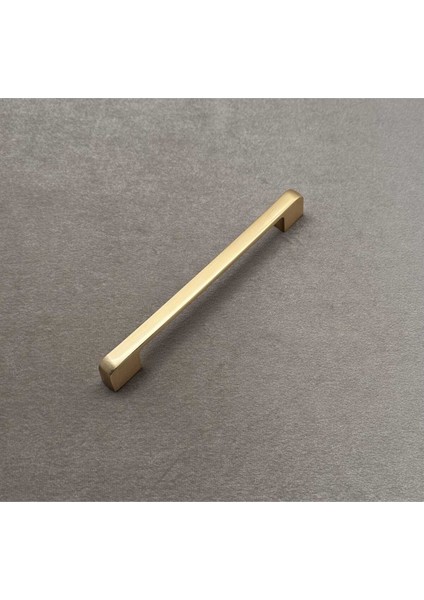 Arel Mat Altın Tv Ünitesi Vestiyer Yatak Odası Mutfak Dolap Çekmece Kulpu 128 mm 12,8 cm 5 Adet