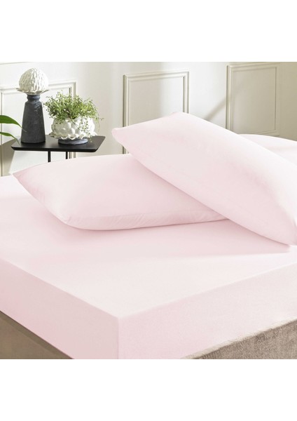 Color Dreams Ranforce Çift Kişilik Çarşaf Seti Pudra