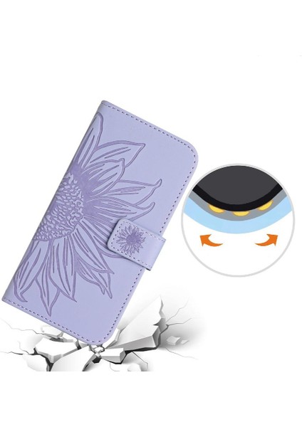 Onur Magic5 Lite Flip Cüzdan Telefon Kılıfı Için Kılıf Kısa Kayış Kabartmalı Pu (Yurt Dışından) modelleri