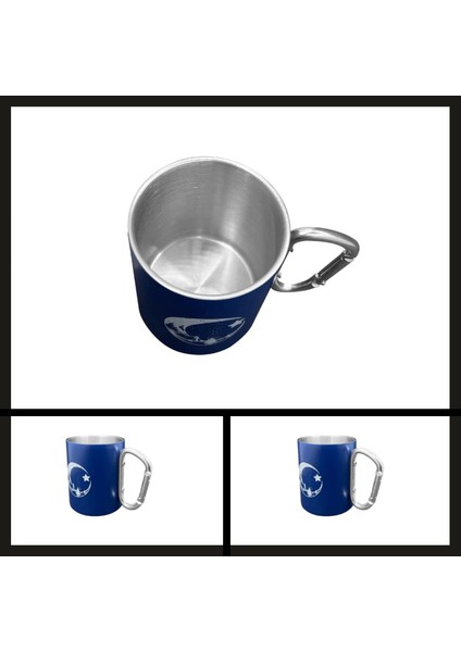 Uyguna-Yakala Lacivert OUT-1850 Orcamp Karabina Saplı Çelik Kupa BARDAK-MLZ.271 fiyatları