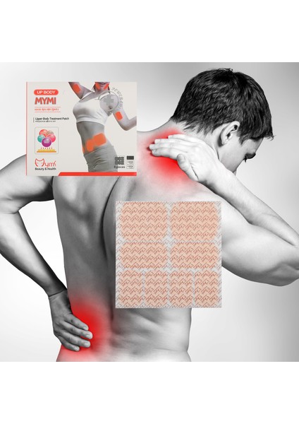 5 Paket 40 Adet Üst Vücut ve Göğüs Bakım Bantları Bantları Isı Bantları UPBODY41 modelleri