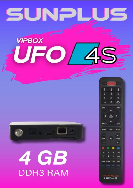 Vıpbox Ufo 4s Uydu Alıcısı