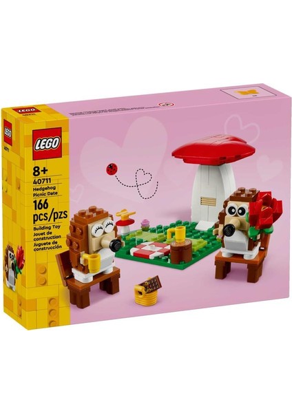 ® Iconic Kirpi Pikniği 40711 - 8 Yaş & Üzeri Çocuklar için Hayvan Figürü İçeren Yaratıcı Oyuncak Yapım Seti (166 Parça)