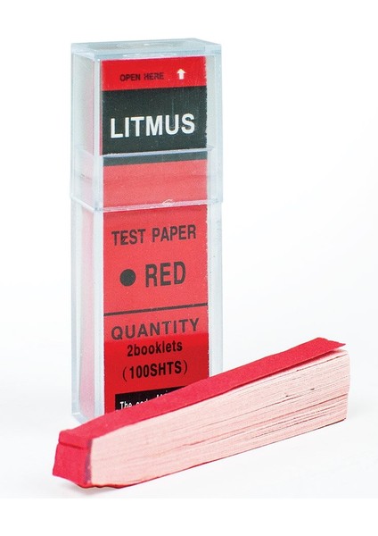 Turnusol Kağıdı Kırmızı 100 Strip/paket