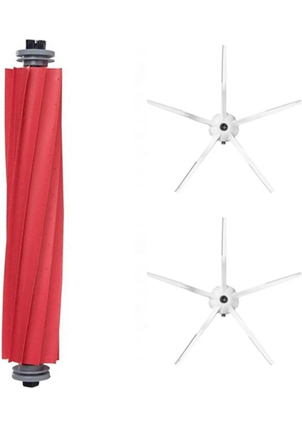 Roborock S7/S7+/S7 Max Robot Süpürge Uyumlu Ana Fırça, Yan Fırça 2 Adet