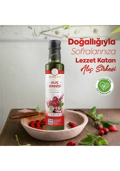 Zühre Ana Alıç Sirkesi Doğal Fermantasyon Hawthorn Vinegar 500 ml