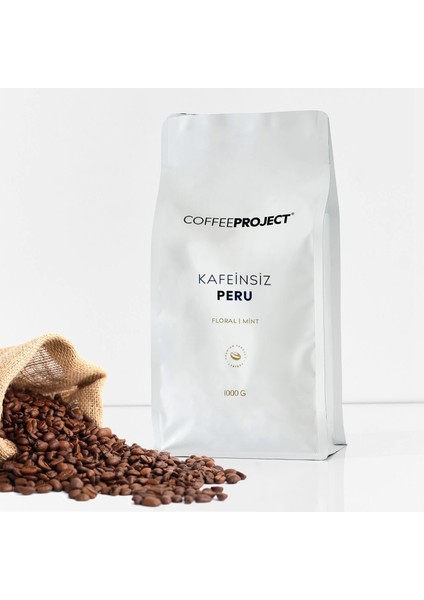 Coffee Project 1 kg Peru - Kafeinsiz Kahve [decaf]